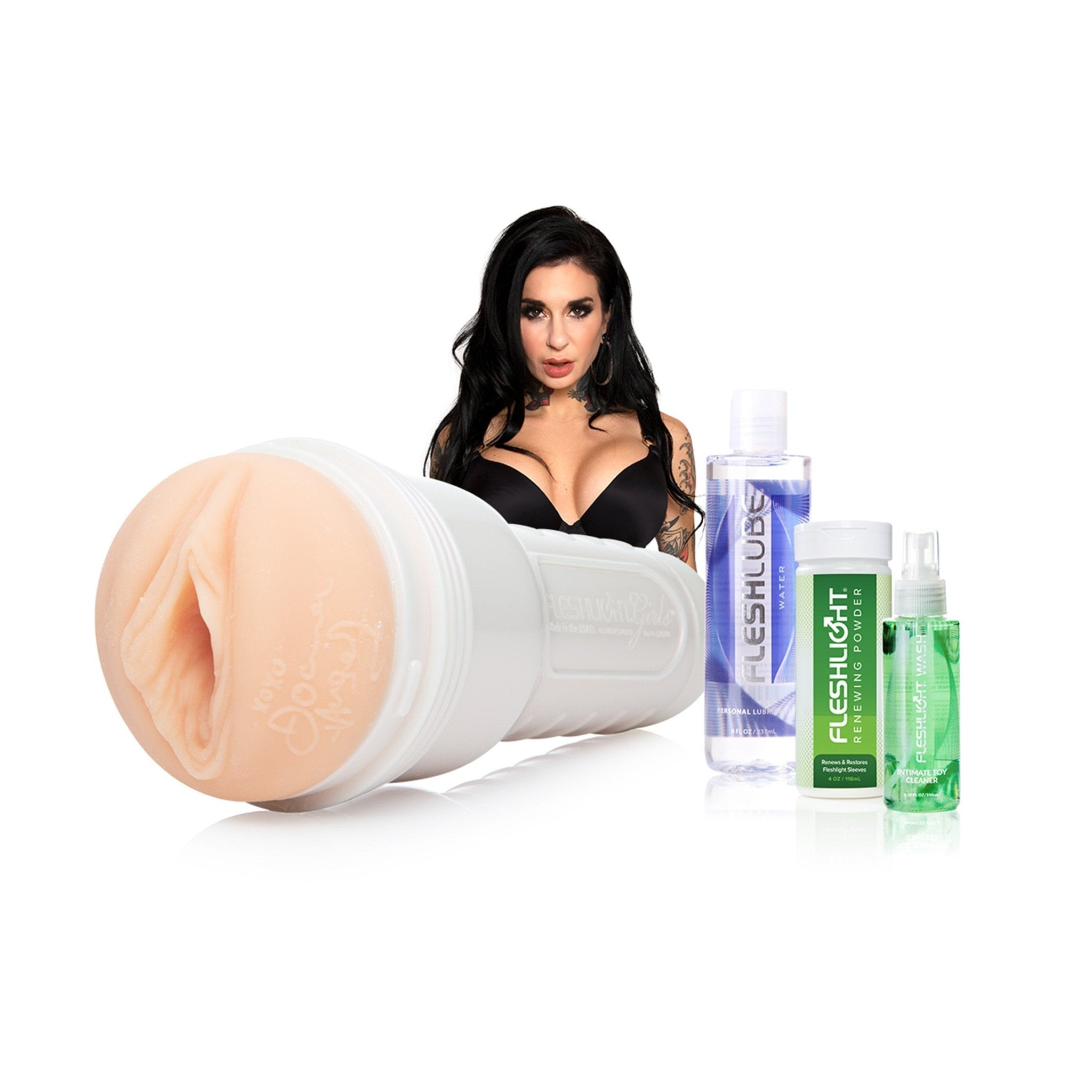 Joanna Angel Pornstar Fleshlight Gift Pack With Lube & Care Supplies