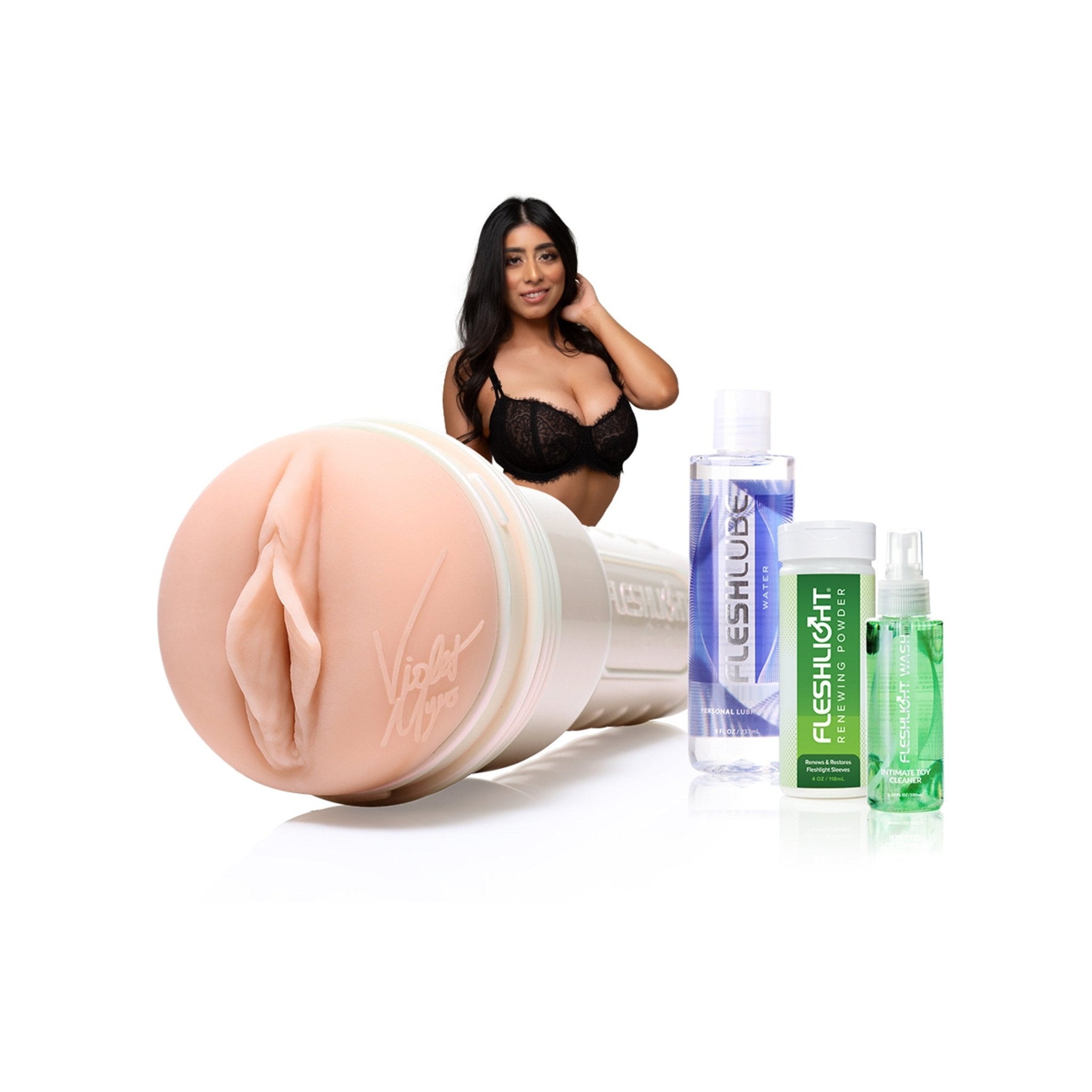 Violet Myers Pornstar Fleshlight Gift Pack With Lube & Care Supplies