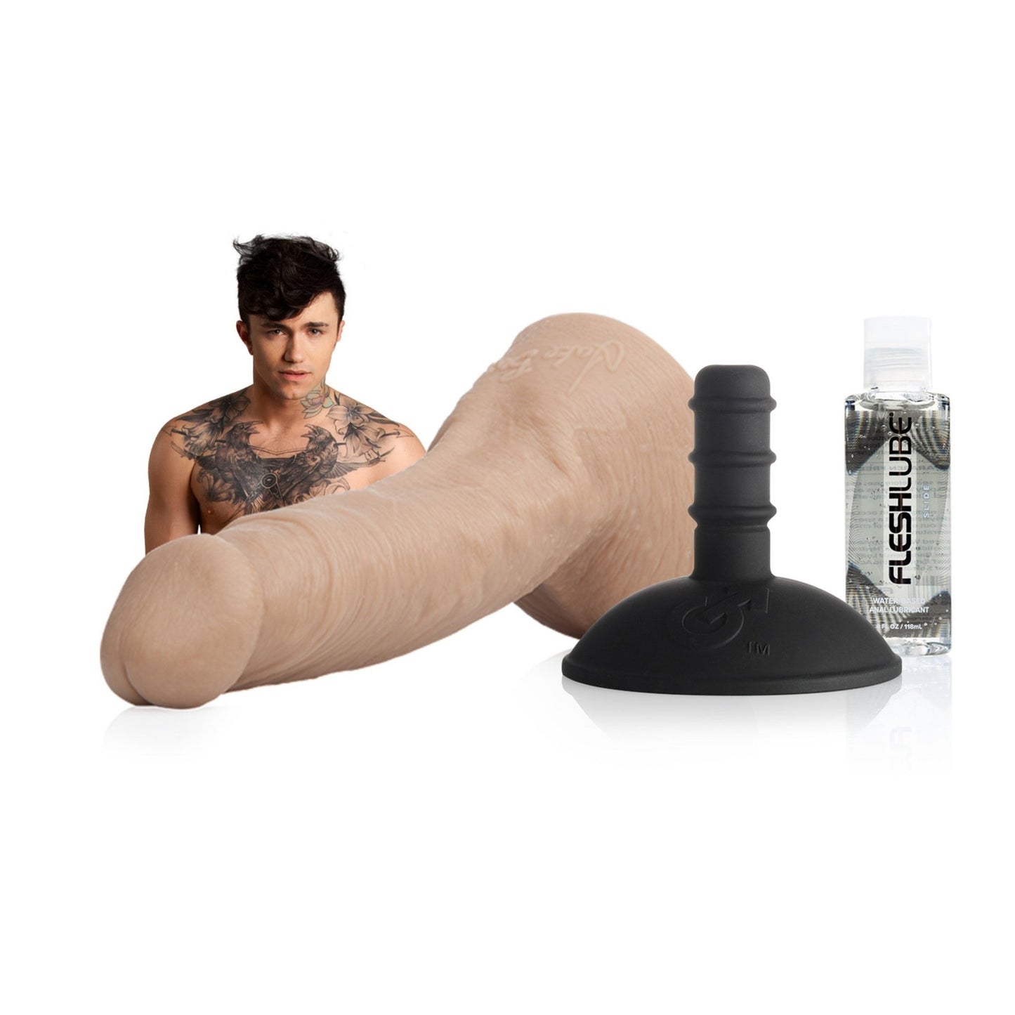 Jake Bass Dildo Pack with Fleshlube Slide