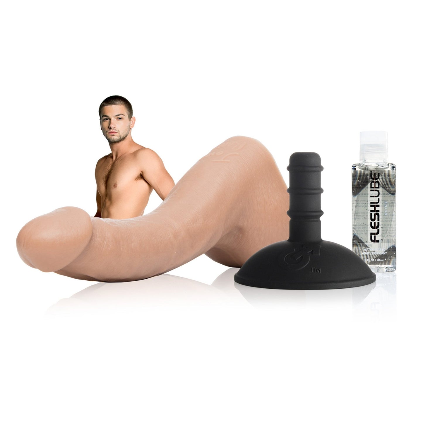 Johnny Rapid Dildo Pack with Fleshlube Slide